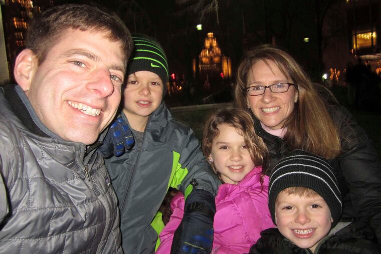 Mike and Vicky Weinstein, wed for 14 years after meeting at McGillin's, celebrated.