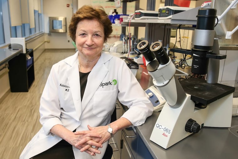 Dr. Katherine High, co-founder, president and chief scientific officer of Spark Therapeutics.