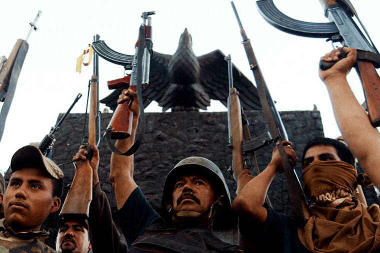 In "Cartel Land," the Autodefensas, a band of vigilante citizens, arm themselves against a drug ring in the Mexican state of Michoacán.