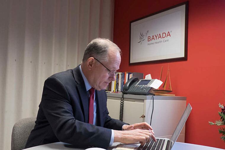 J. Mark Baiada saved $16,000 to start Bayada Home Health Care, now with a billion in revenue.