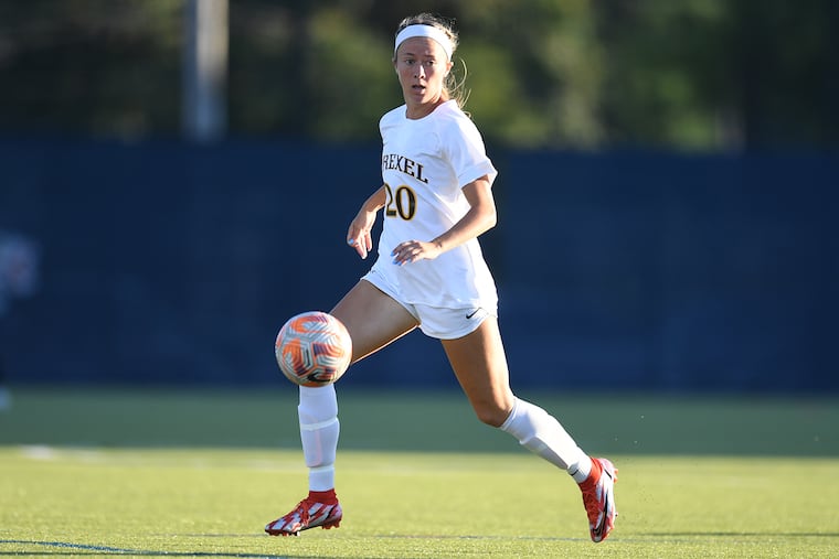 Drexel's Caroline Thompson suffered an ACL tear that kept her out for much of the season. It didn't stop her leadership and dedication to the program.