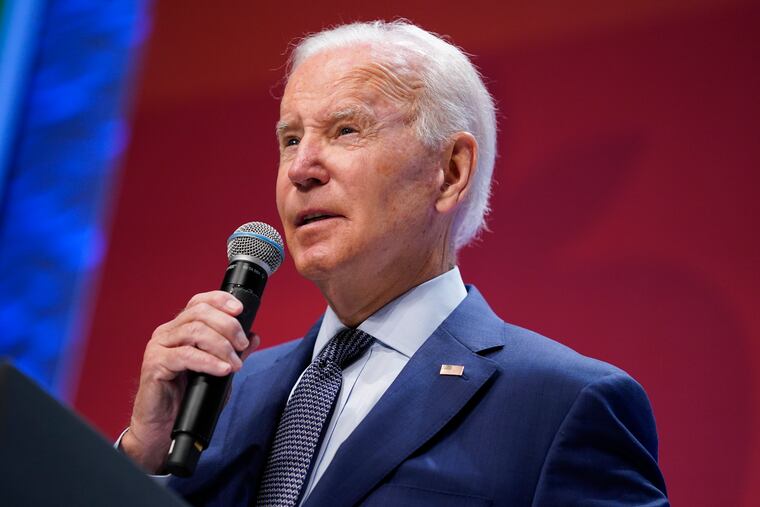 President Joe Biden speaks during the White House Conference on Hunger, Nutrition, and Health, at the Ronald Reagan Building on Wednesday in Washington.