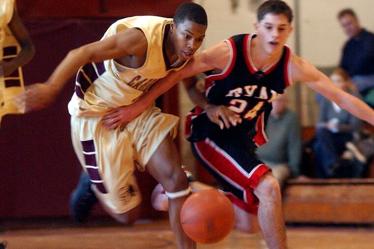 Before his illustrious NBA career, Kyle Lowry (left) starred at Cardinal Dougherty.