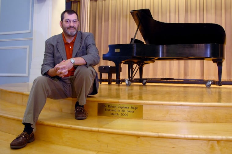 Robert Capanna, at the Settlement Music School