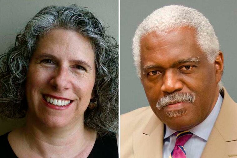 Happi Grillon (left) and Edgar L. Berry.