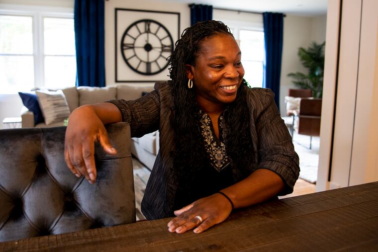 Interior decorator Lauren Nolan-Sellers of Trust the Vision Decor discusses her life and career at her home in Turnersville, N.J.