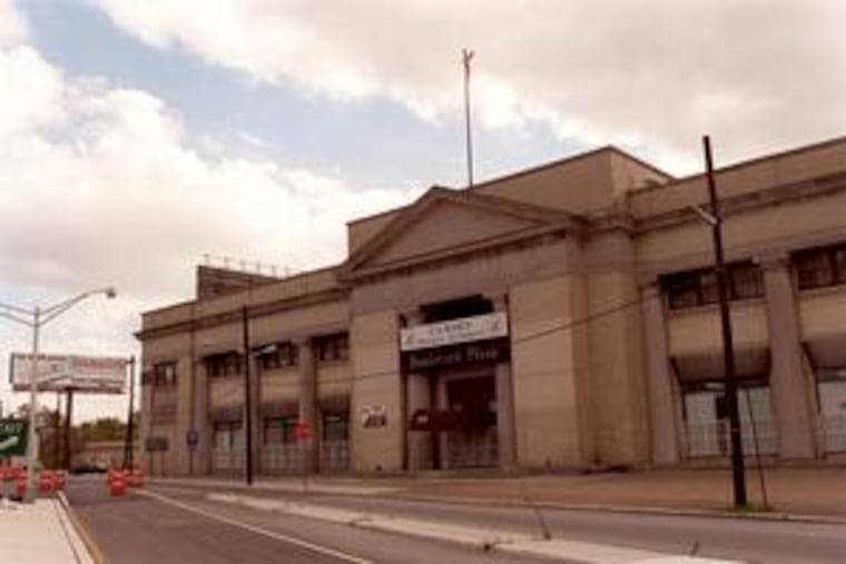 The old Sears building , off Admiral Wilson Boulevard in Camden. The city's Historic Preservation Commission has recommended that it not be demolished, and the Planning Board may vote tonight.