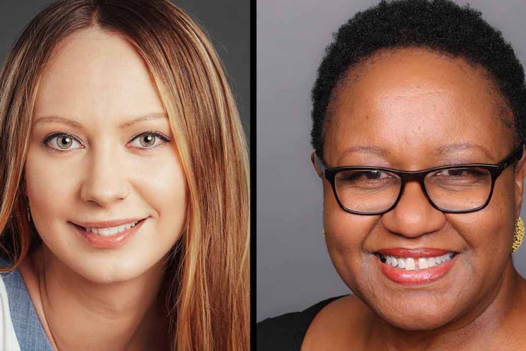 Svetlana Yazovskikh (left) and Sylvia Purnell.