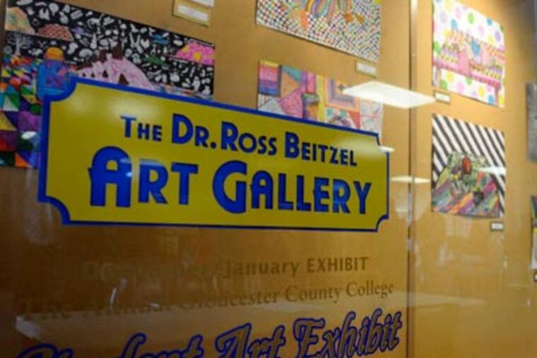 The Dr. Ross Beitzel Art Gallery pays tribute to the man who put the collection together, starting in 1971, when the Campus Center opened. (Ron Tarver / Staff Photographer)