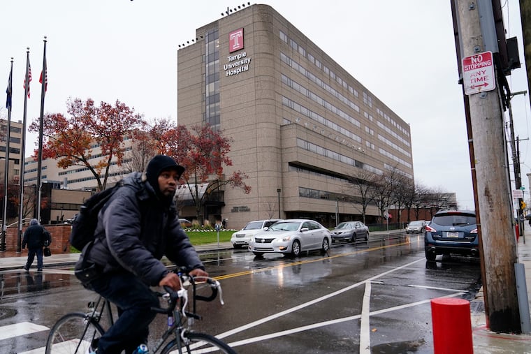 Temple University Health System reported a $59.8 million operating loss at the end of 2022 from a gain of $8.5 million in the same period the year before.