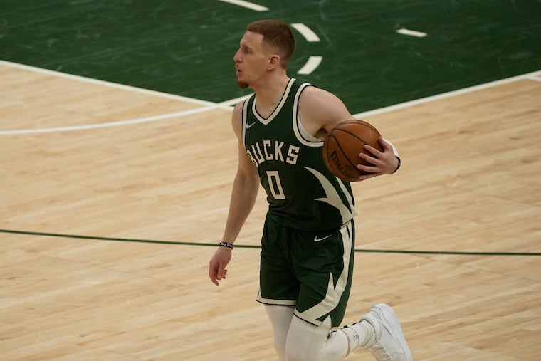 Milwaukee Bucks guard Donte DiVincenzo started 66 games during the 2020-21 regular season.