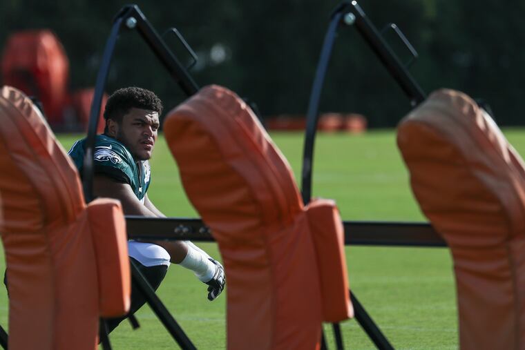 Eagles rookie Andre Dillard wasn't convinced that football was for him until his high school coaches helped him feel welcome on the field.