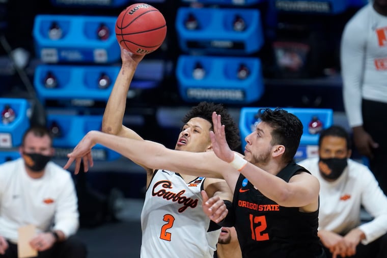 Oklahoma State guard Cade Cunningham (2) is expected to be the first player drafted.