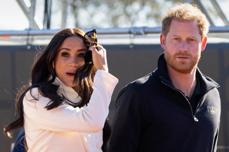 Prince Harry and Meghan Markle, Duke and Duchess of Sussex, earlier this year.