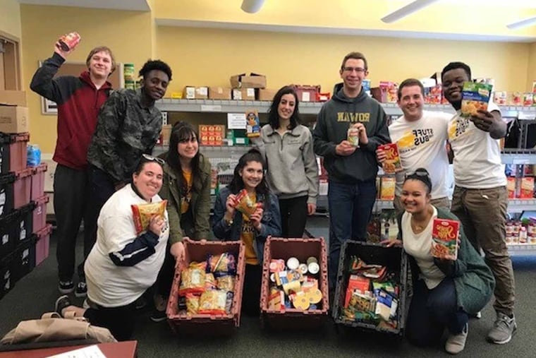 At The Shop, Rowan University's food pantry, students can walk in for food or school supplies.