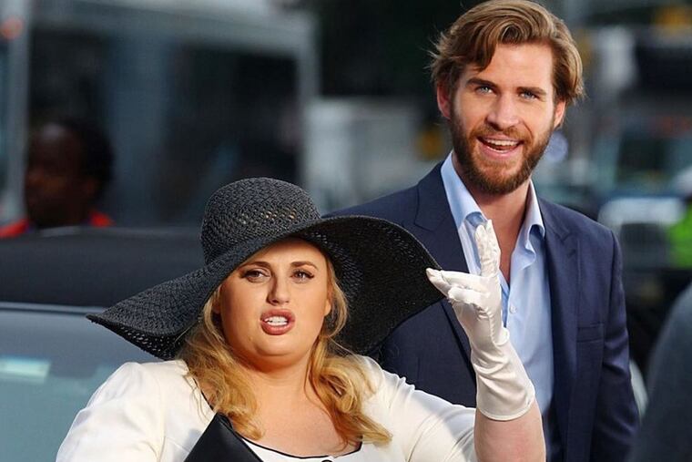 Rebel Wilson and Liam Hemsworth in "Isn't It Romantic?"