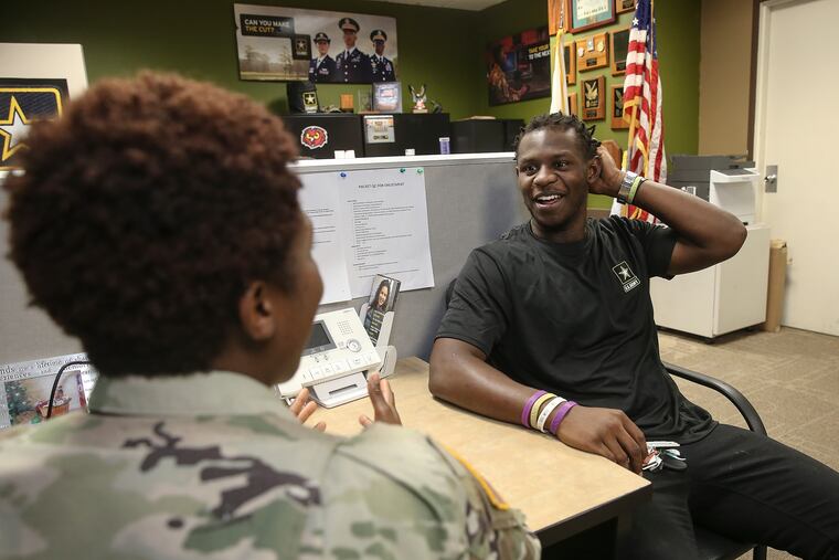 Philly rugby star Nasair Boston-Epps was denied entry to the army for an old stray bullet wound. The former secretary of the army read an Inquirer column about him and got him approved.