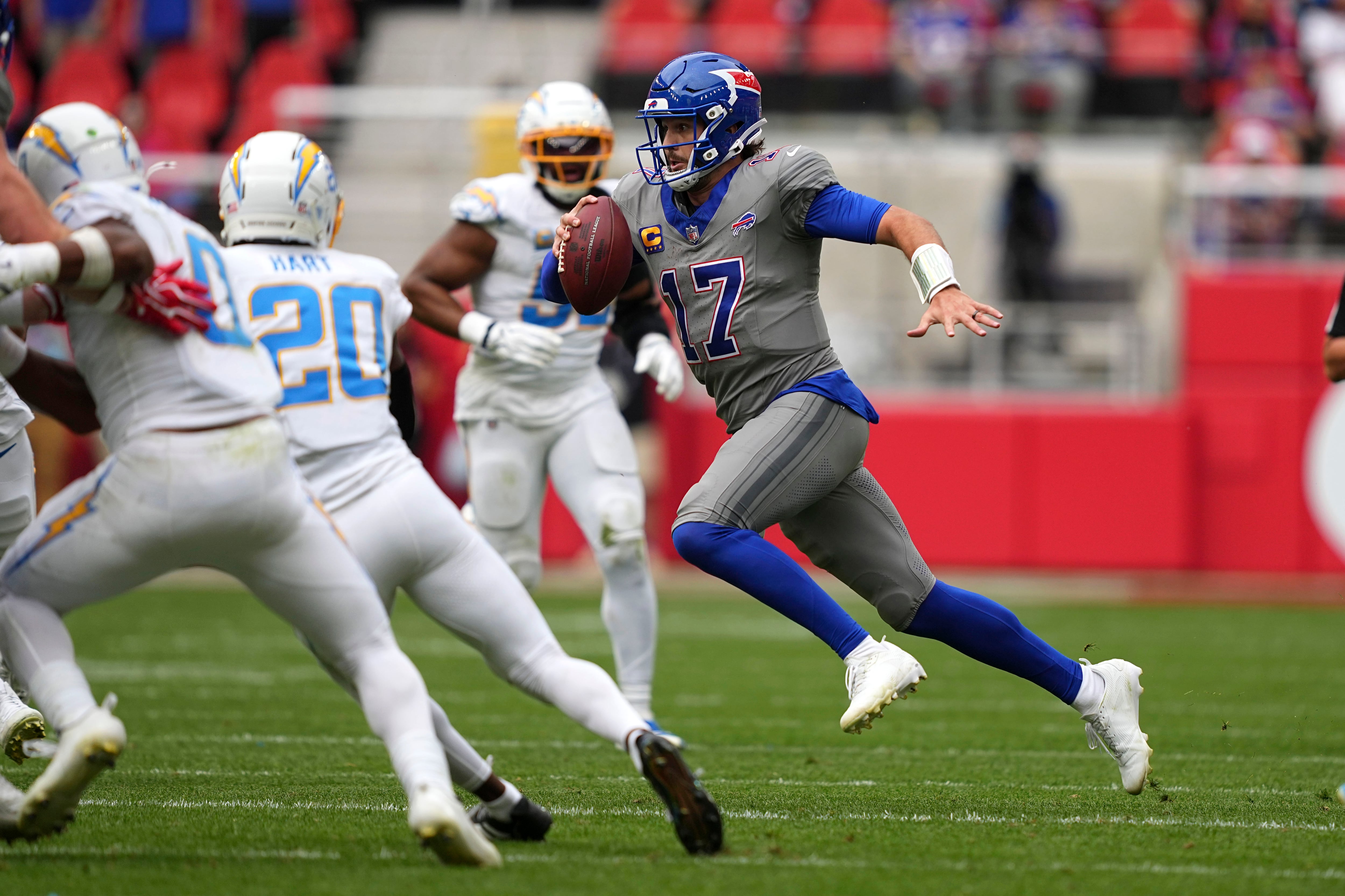 Allen, Bills outlast Chargers 24-16 despite committing 5 turnovers