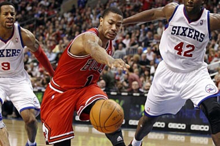 The Sixers and Bulls square off in the first round of the NBA Playoffs. (Yong Kim/Staff file photo)