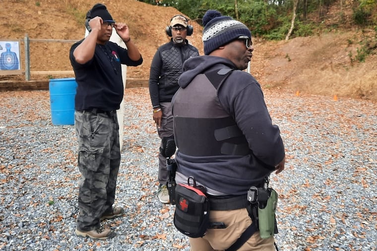 Eric Franks (right), a firearms instructor who shot and injured three Philadelphia police officers before being killed by police in West Philadelphia on Saturday.