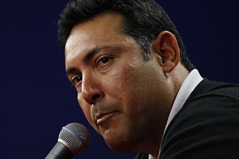 Ruben Amaro Jr. said he has no desire to shop for the available items at third base. (Matt Slocum/AP)