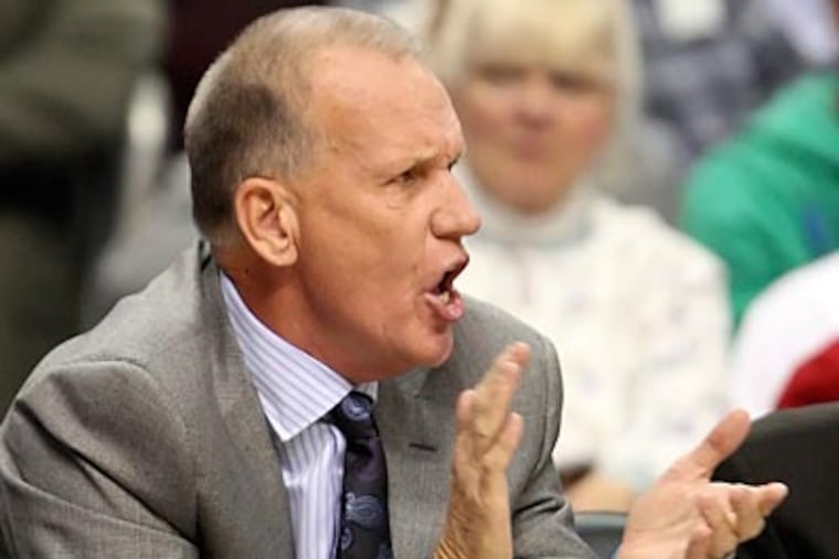 Doug Collins' Sixers squad has shown its youth on several occasions this season. (Steven M. Falk/Staff Photographer)