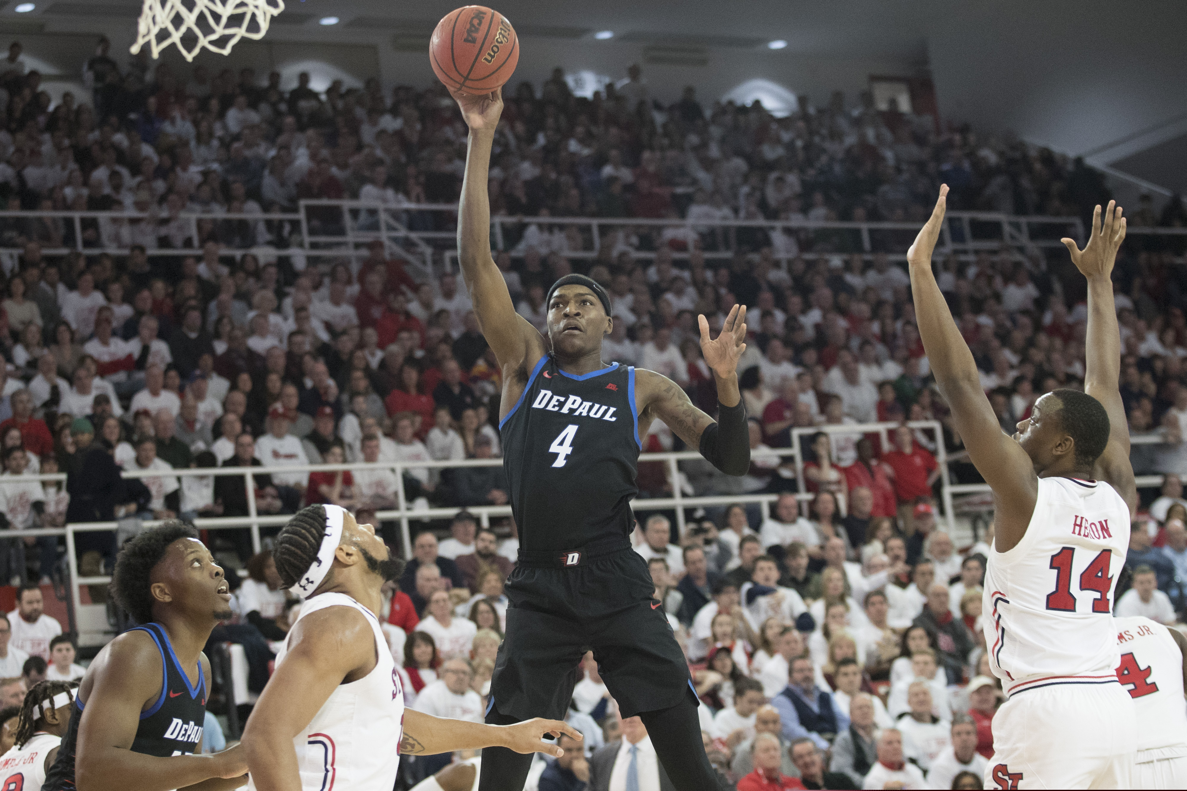 Former DePaul forward Paul Reed (4) could be a steal for the 76ers.
