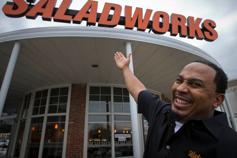 Ricardeau Scutt, who immigrated to Philadelphia from Haiti in 2000, is the owner of the Saladworks located in the Andorra Shopping Center at 8500 Henry Ave in Philadelphia.
