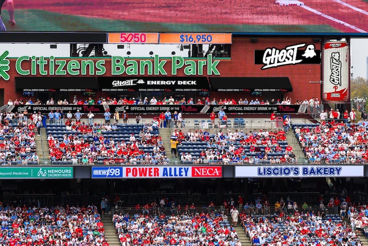 A rendering of the Ghost Energy Deck at Citizens Bank Park, new for 2026.