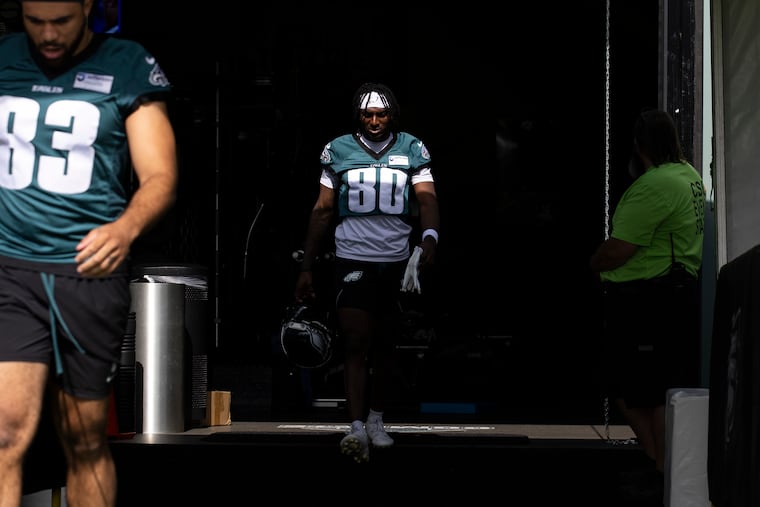 The Eagles waived wide receiver Danny Gray on Tuesday.