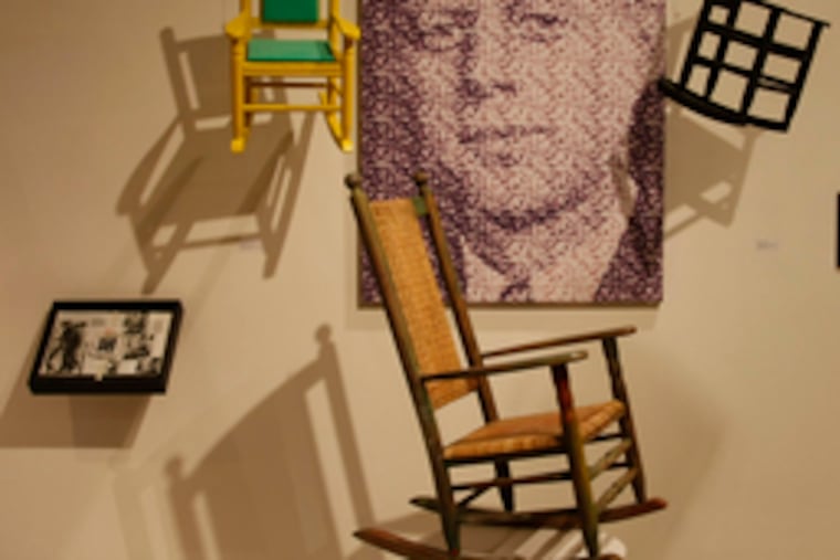 “The QuinQuag Arts and Wellness Centre Touring Exhibition,” part of “Mike’s World,” tells the story of his plan to turn an artists’ colony into a wellness center.