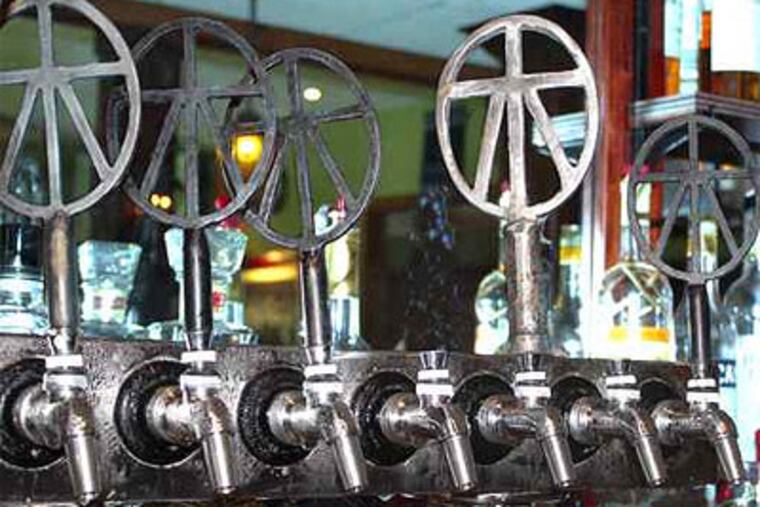 The brewhouse at The Shawnee Inn is inside an old ice rink.