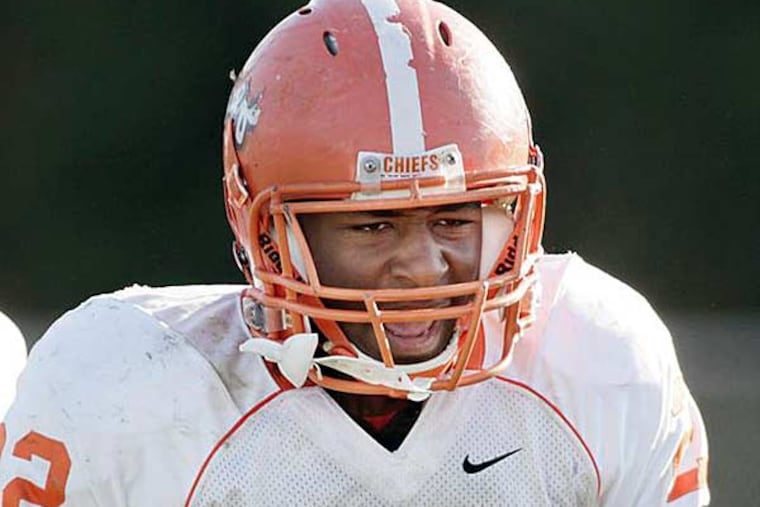 The newest member of the Temple football program, Timber Creek running back Zaire Williams. (Elizabeth Robertson/Staff Photographer)