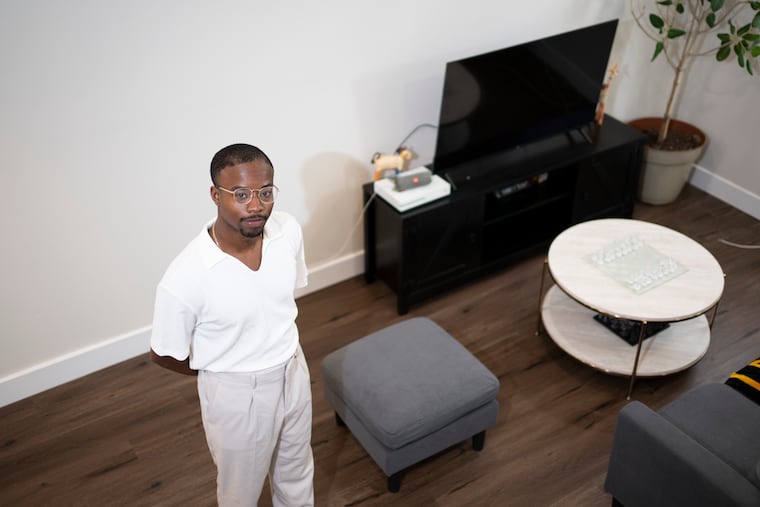 Robinson chose Brewerytown because he saw the neighborhood growing. Now that he's a homeowner, he wants to make sure he becomes part of the community. 