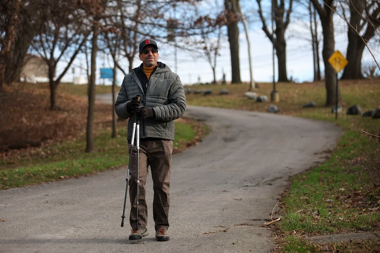 Ken Johnston walks in the Cobbs Creek section of Philadelphia. Johnston is leading a walk in Preston, Md., on Christmas Eve that commemorates Harriett Tubman’s 1854 Christmas escape.