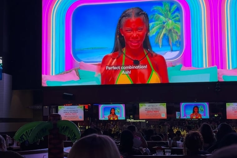 Philadelphians packed bars and venues for 'Love Island USA' watch parties.