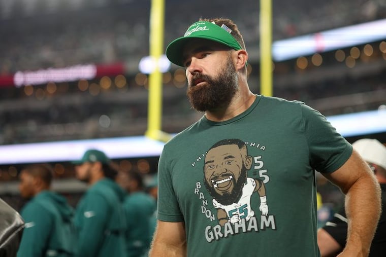 Eagles great Jason Kelce offered his take on last-minute gift-giving ideas on the latest episode of his New Heights podcast.