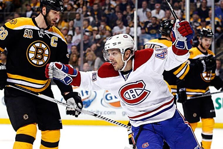 Canadiens center Daniel Briere. (Elise Amendola/AP)