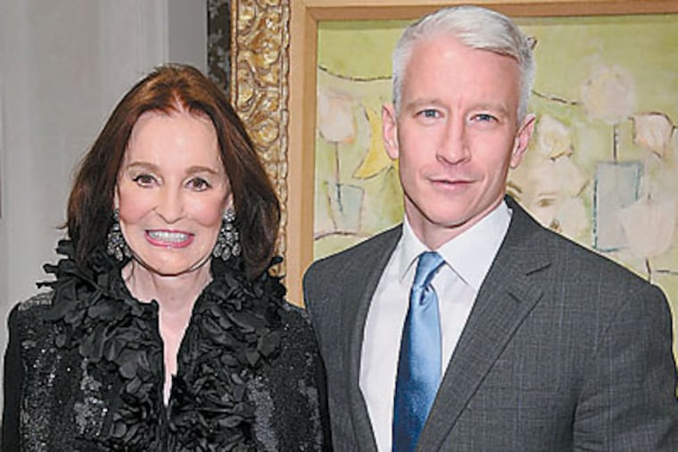 Anderson Cooper with his mother, Gloria Vanderbilt. Besides "Anderson," he hosts "Anderson Cooper 360º" and often appears on "60 Minutes."