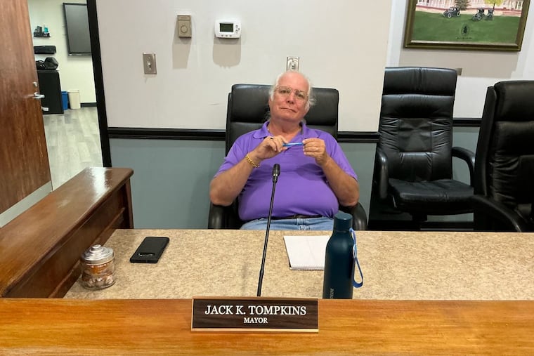 Jack Tompkins has retired as Pemberton Township mayor after facing controversy for much of his term.