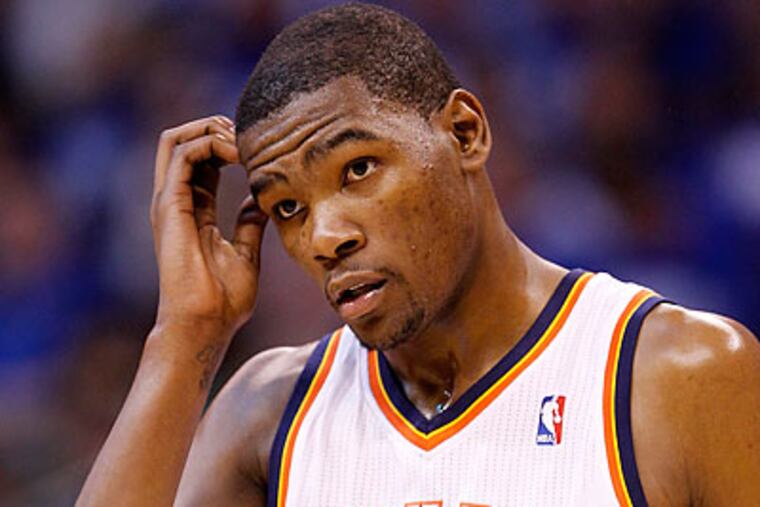 "We're going to stick with it until we come out with a good deal," Kevin Durant said recently. (Eric Gay/AP file photo)