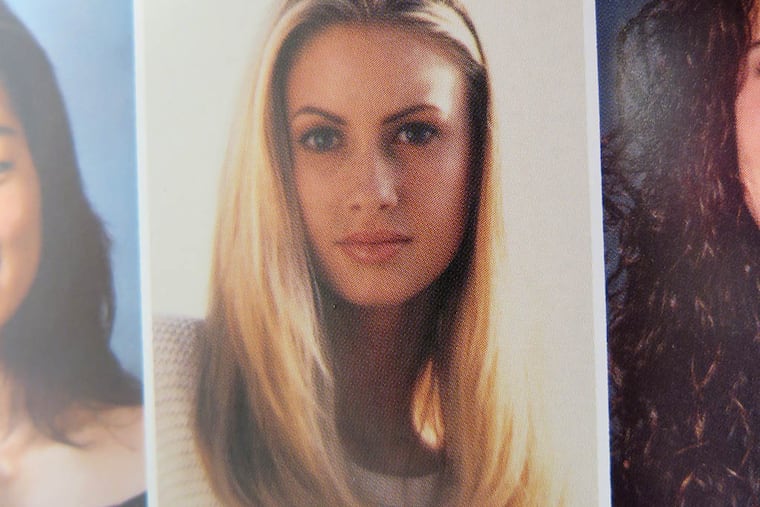 Washington Township High School Yearbook photo of Kiersten Cerveny.