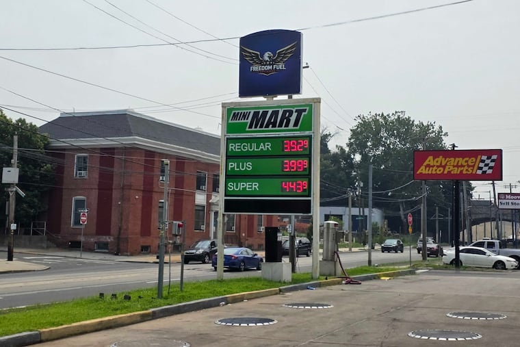 A Freedom Fuel Network gas station on Island Avenue in Southwest Philadelphia on Friday.