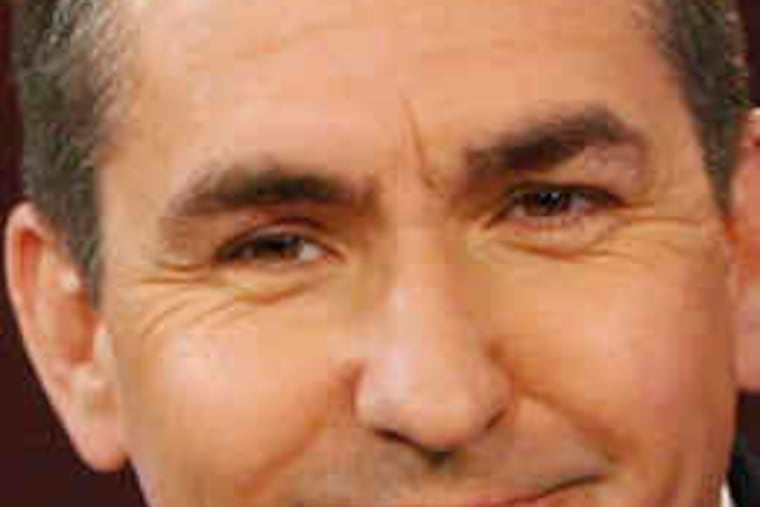 In 7th District: Brian Lentz, left, and Patrick Meehan.