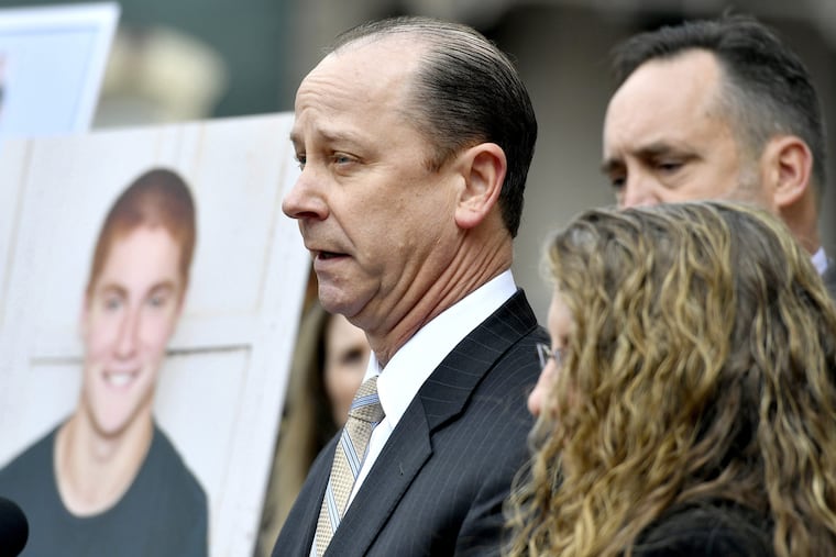 Jim Piazza said he believes he can make conditions safer for students by partnering with fraternities rather than calling for their eradication. Here, he talks about the importance of anti-hazing legislation, which has been passeed by the Senate but awaits action by the House.