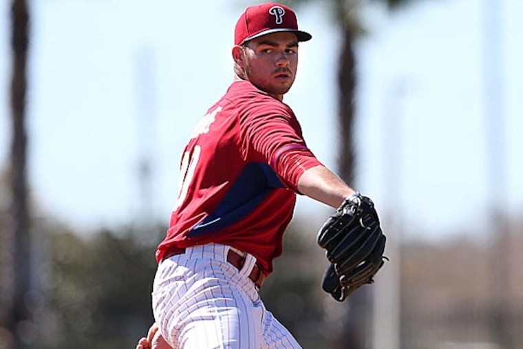 Phillies pitching prospect Jesse Biddle. (David Maialetti/Staff Photographer)