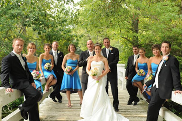 Stephanie String and Oakford Ale were married August 21, 2010 in Pittsgrove, NJ. (Pittelli Photography)
