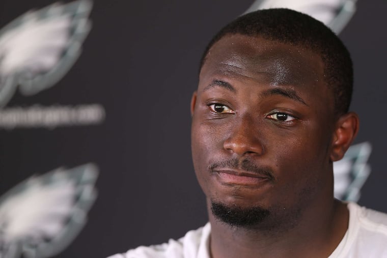 Former Eagle LeSean McCoy , now with the Buffalo Bills, was identified as having been involved in a brawl early Sunday. DAVID MAIALETTI / File Photograph
