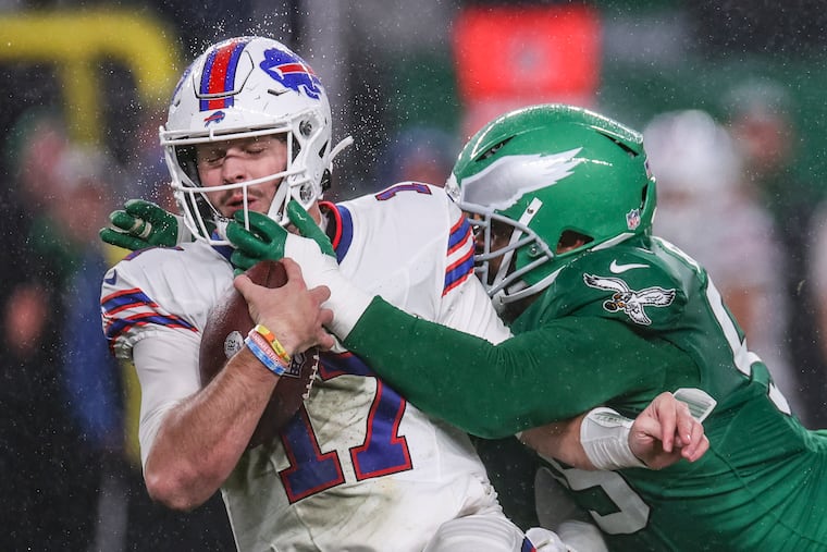 Can the Eagles corral quarterback Josh Allen in chilly Buffalo this Sunday?