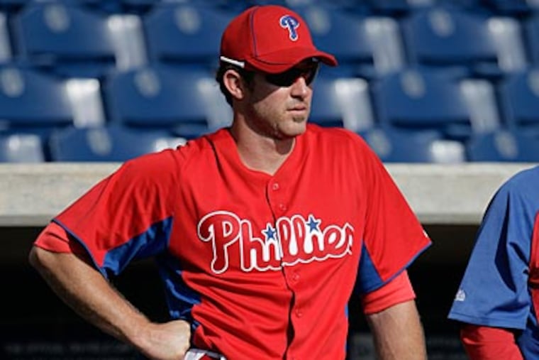 Chase Utley is expected to start the season on the disabled list. (David Maialetti/Staff Photographer)